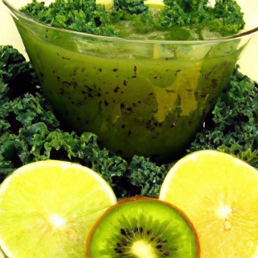 kiwi and kale juice