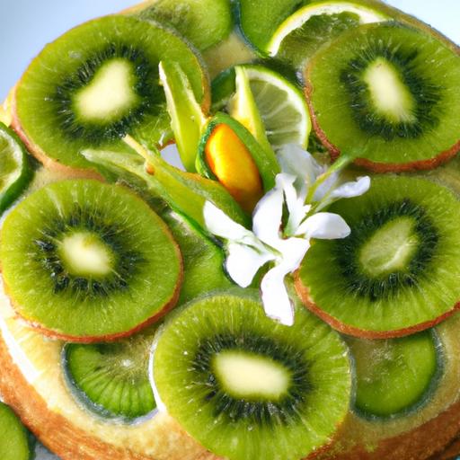 kiwi and lime cake