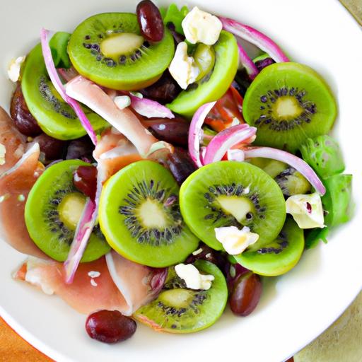 Kiwi and Prosciutto Salad