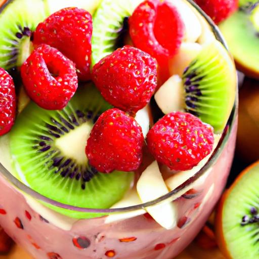 Kiwi and Raspberry Smoothie