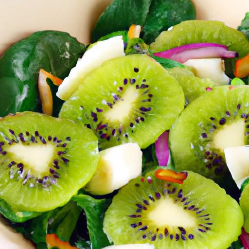 Kiwi and Spinach Salad