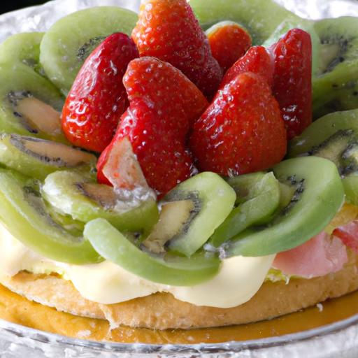 Kiwi and Strawberry Shortcake