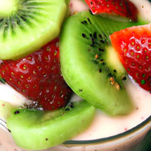 Kiwi and Strawberry Smoothie