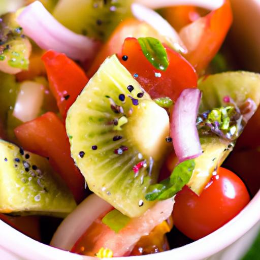 kiwi and tomato salsa