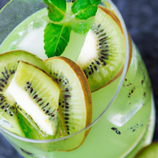 kiwi mint spritzer