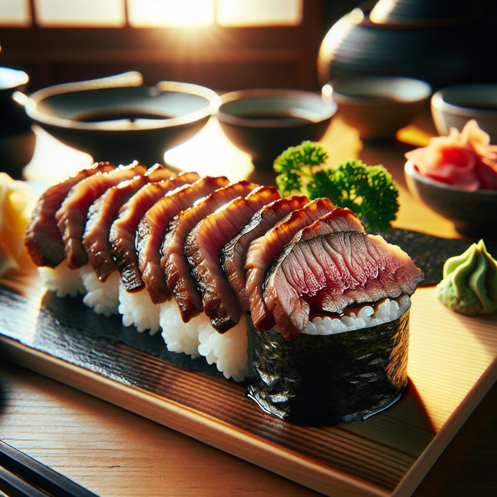 Kobe Beef Sushi