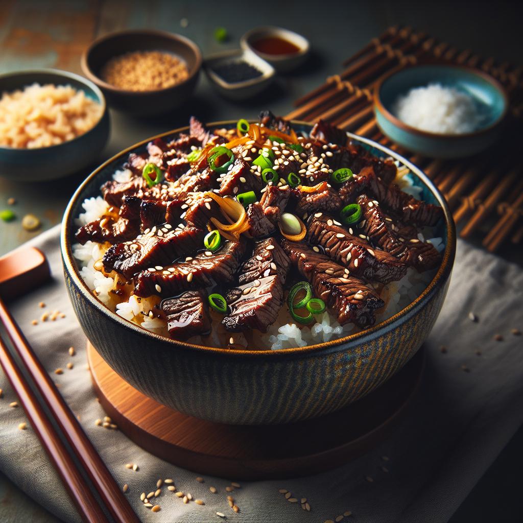 Korean BBQ Beef Bowl