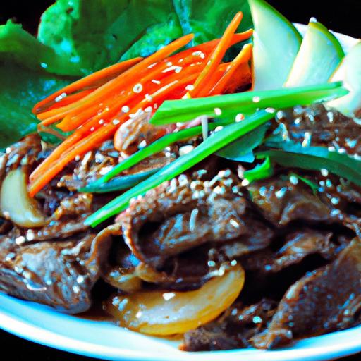 korean bbq beef stir fry