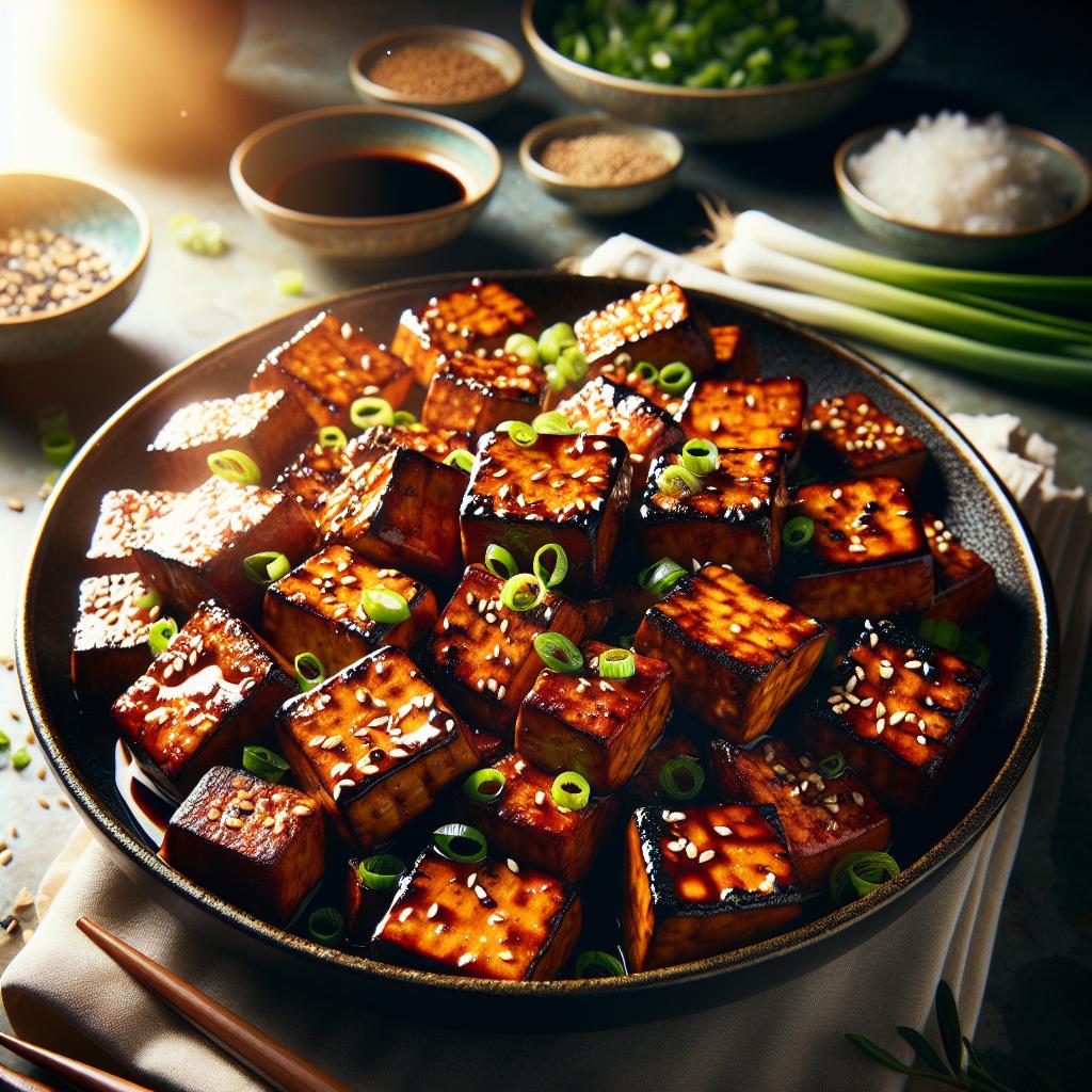 korean bbq tempeh