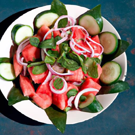 Korean Watermelon Salad