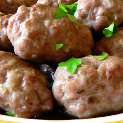 lamb and mint meatballs