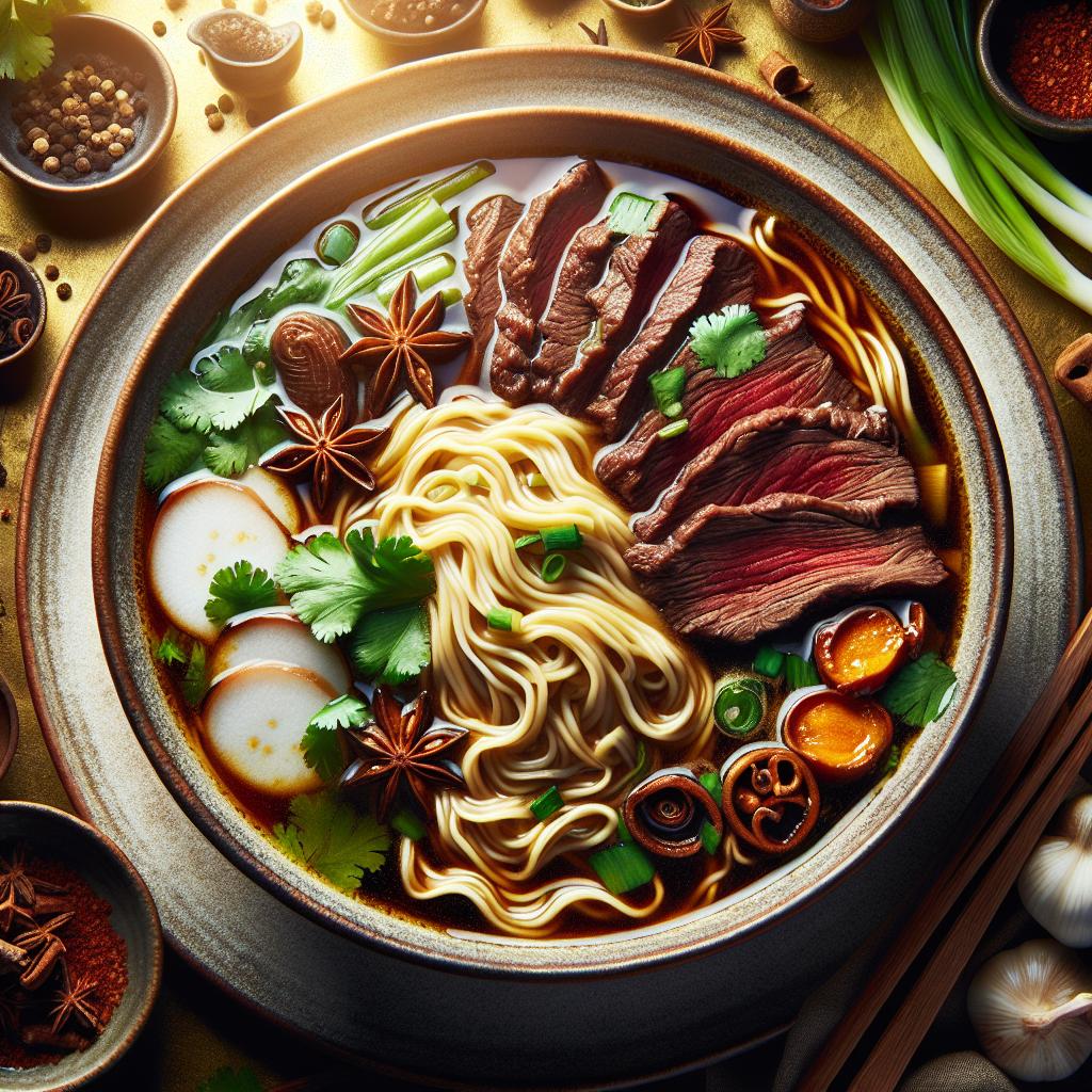 lanzhou beef noodle soup