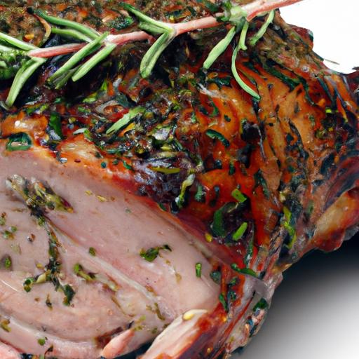 lavender and rosemary roasted lamb