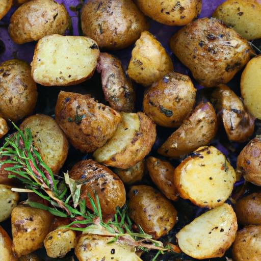 lavender and thyme roasted potatoes