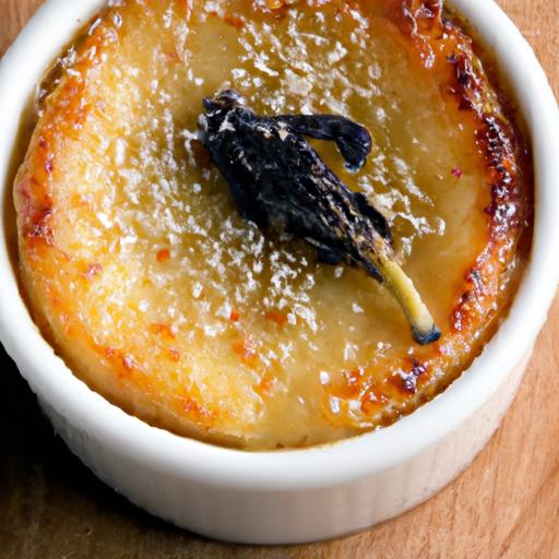 lavender and vanilla bean crème brûlée