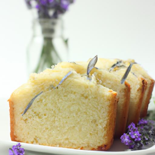 lavender and vanilla bean pound cake