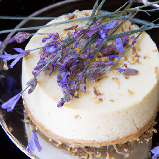 lavender honey cheesecake