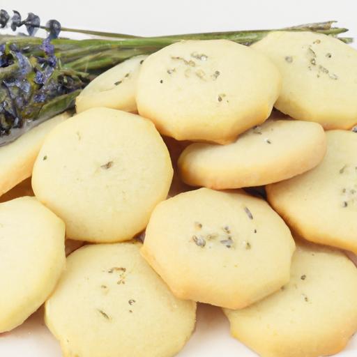 lavender shortbread cookies