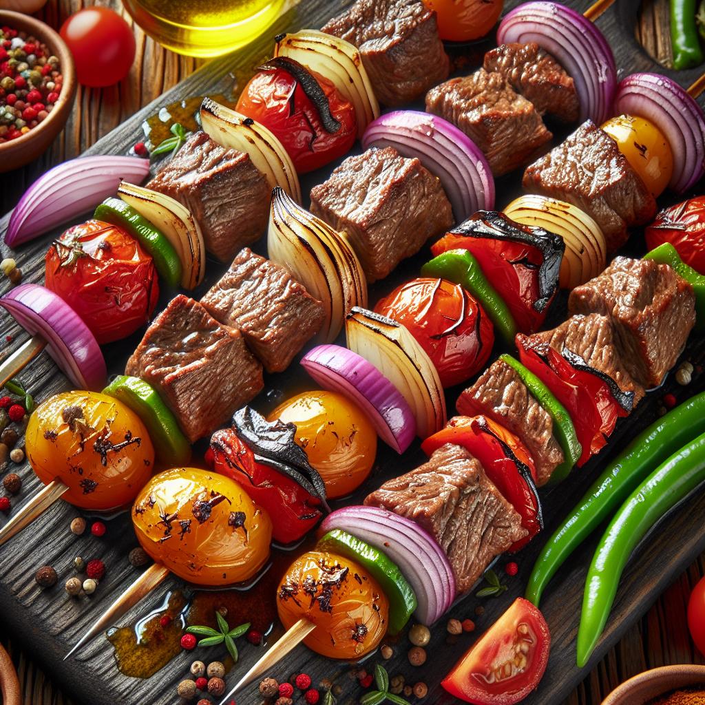 lebanese beef shish kebabs