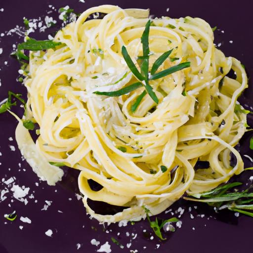 lemon and dill linguine