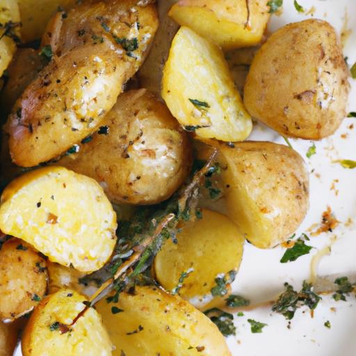 Lemon and Thyme Roasted Potatoes