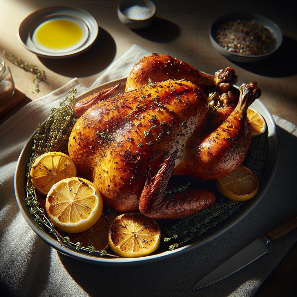 lemon and thyme roasted turkey breast