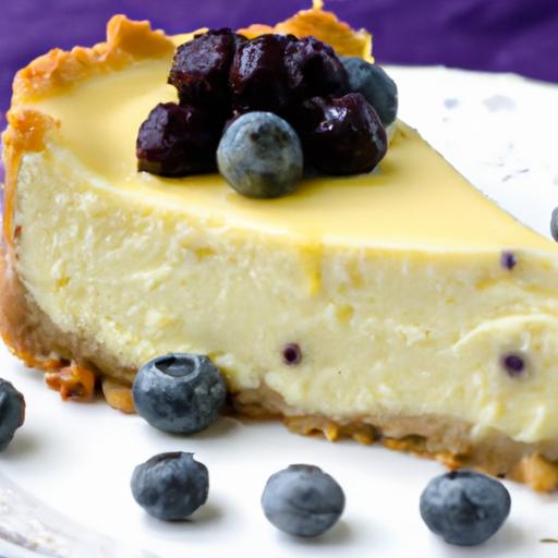 lemon blueberry cheesecake