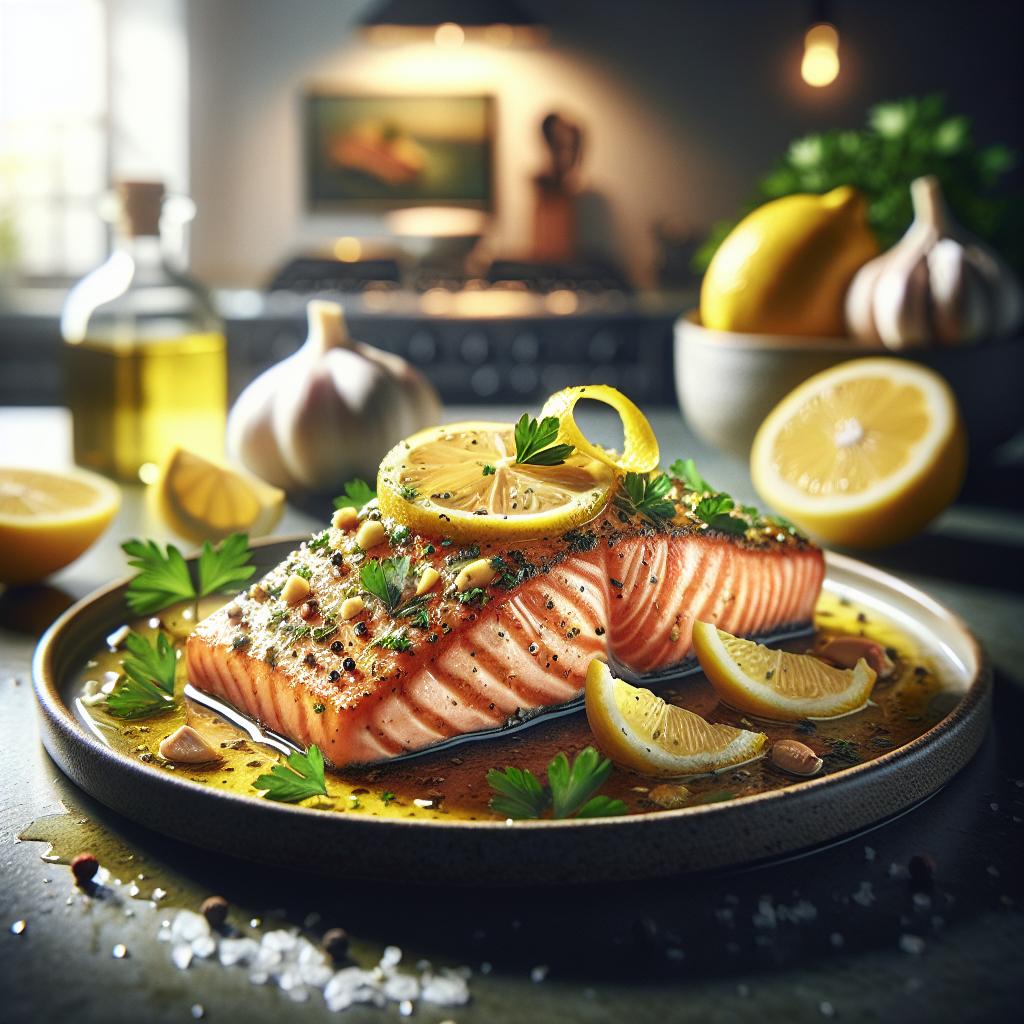 Lemon Garlic Butter Salmon