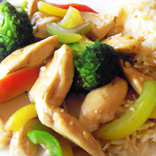 lemon ginger chicken stir fry