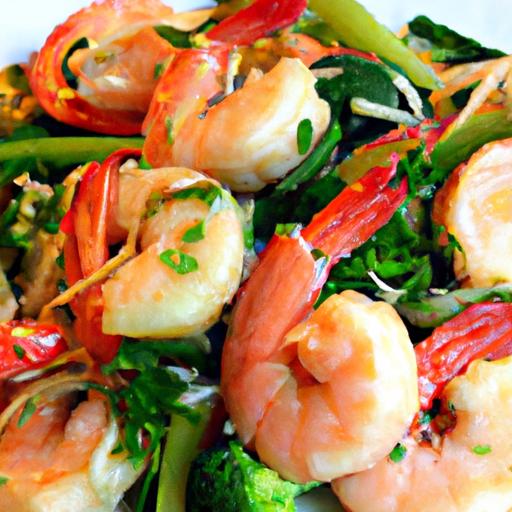 lemon shrimp stir fry