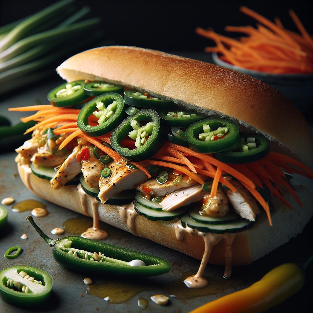 Lemongrass Chicken Banh Mi