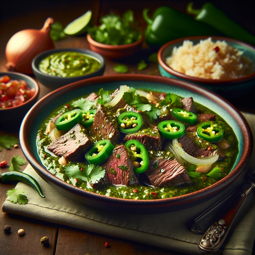 Lengua en Salsa Verde