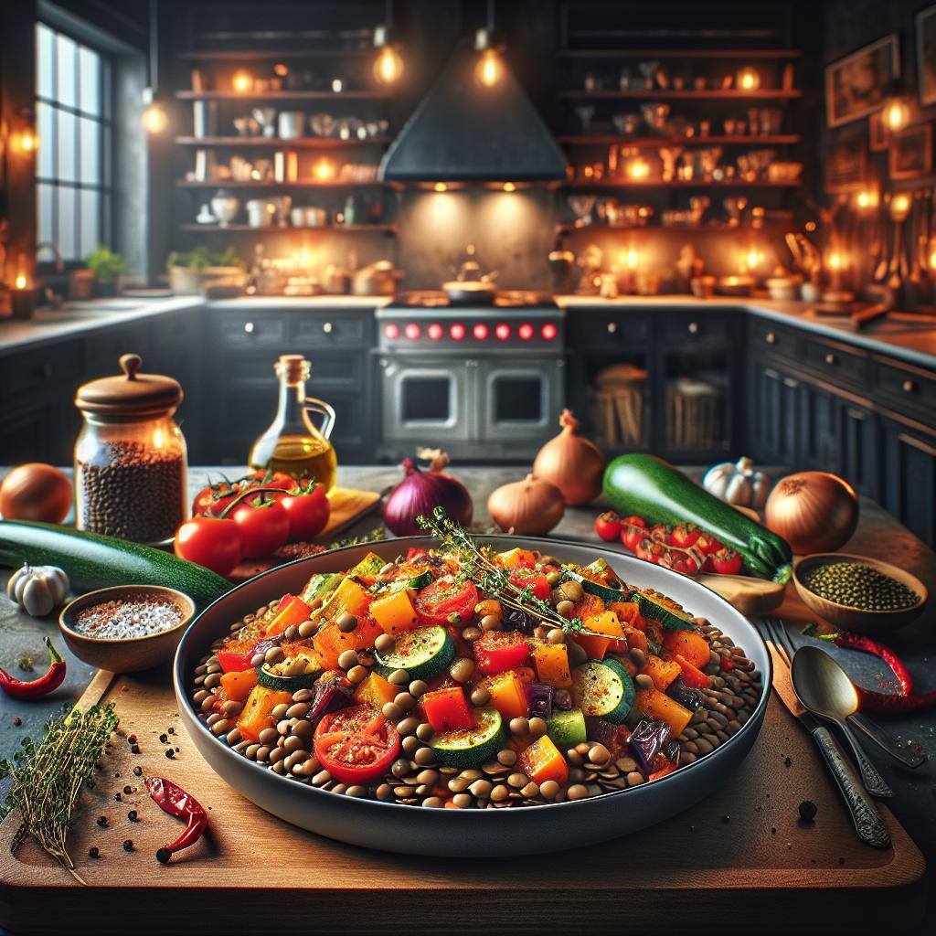 lentil ratatouille