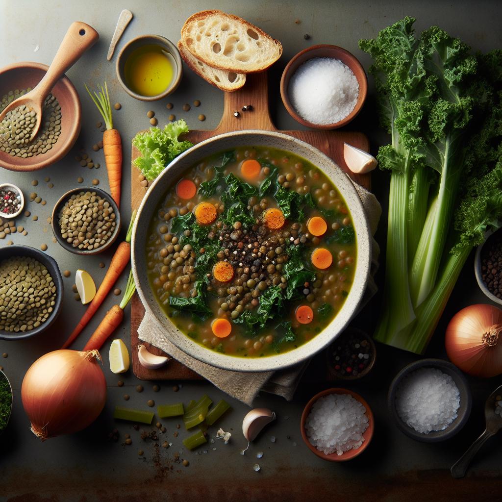 lentil soup with kale