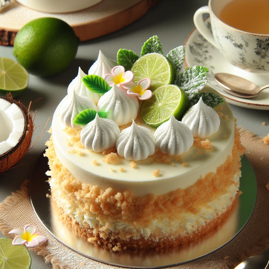 lime and coconut cake