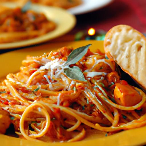 Linguine with Curry and Coconut Milk