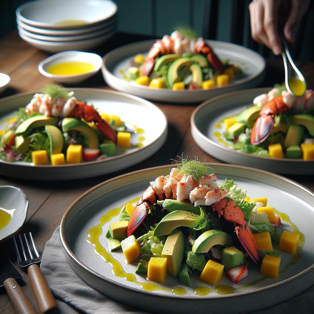 Lobster Salad with Mango and Avocado