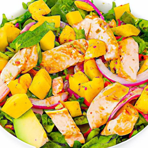 mango and chicken salad