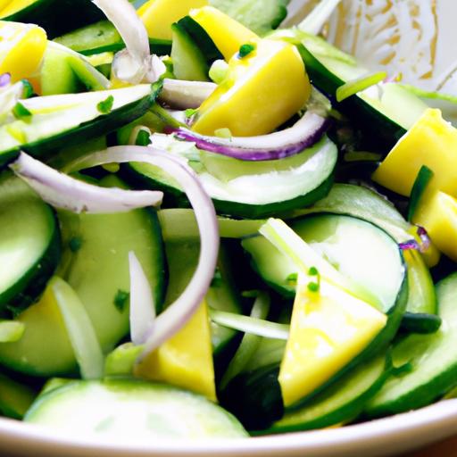 Mango and Cucumber Salad