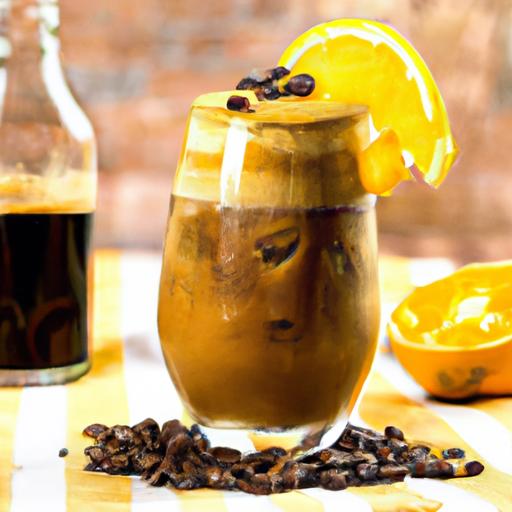 mango coffee spritz