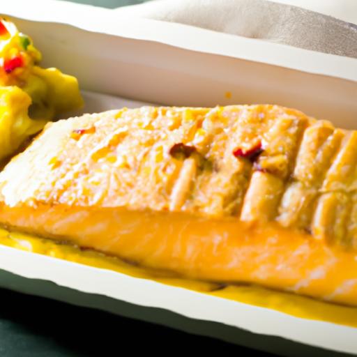 mango glazed salmon