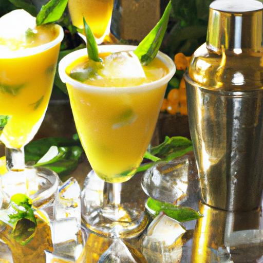 Mango Mint Margarita Mocktail