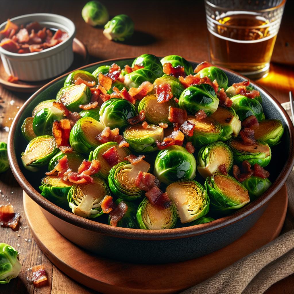 maple bacon brussels sprouts