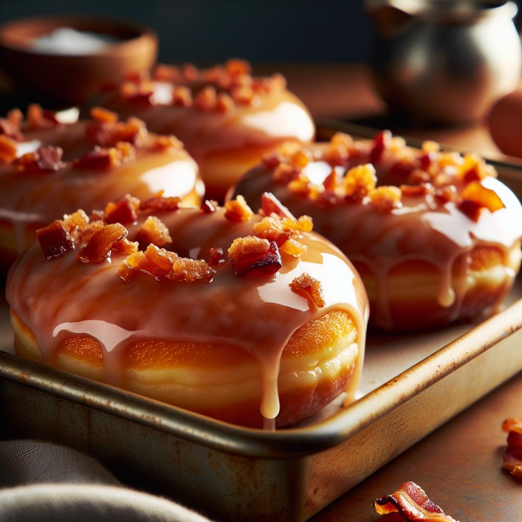 Maple Bacon Donuts