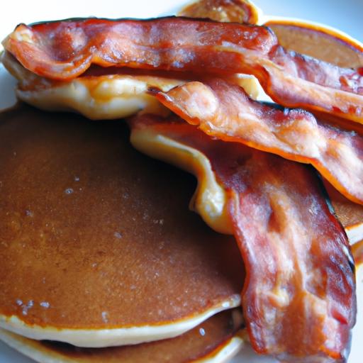 maple bacon pancakes