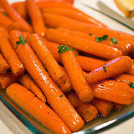 maple glazed carrots