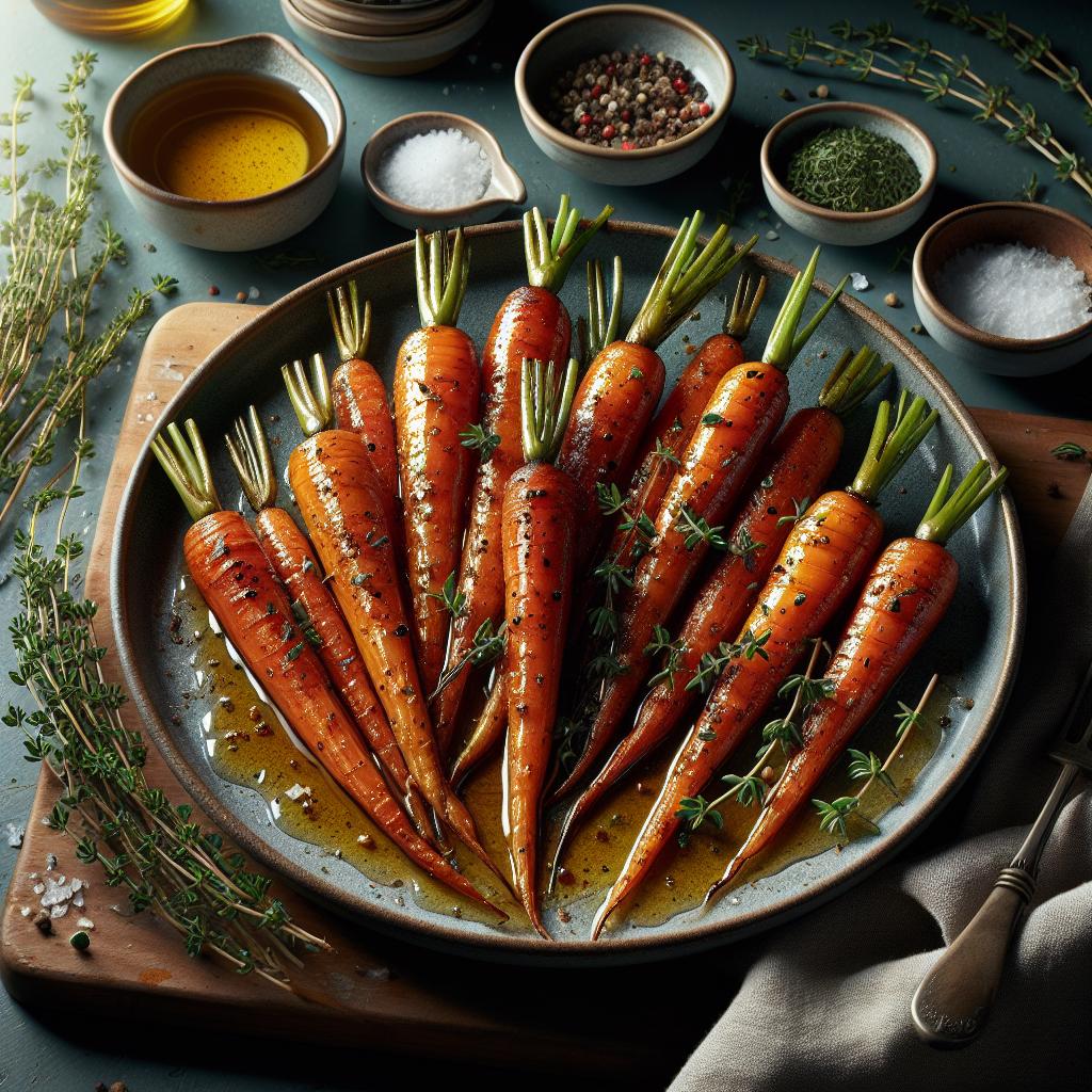 maple glazed roasted carrots