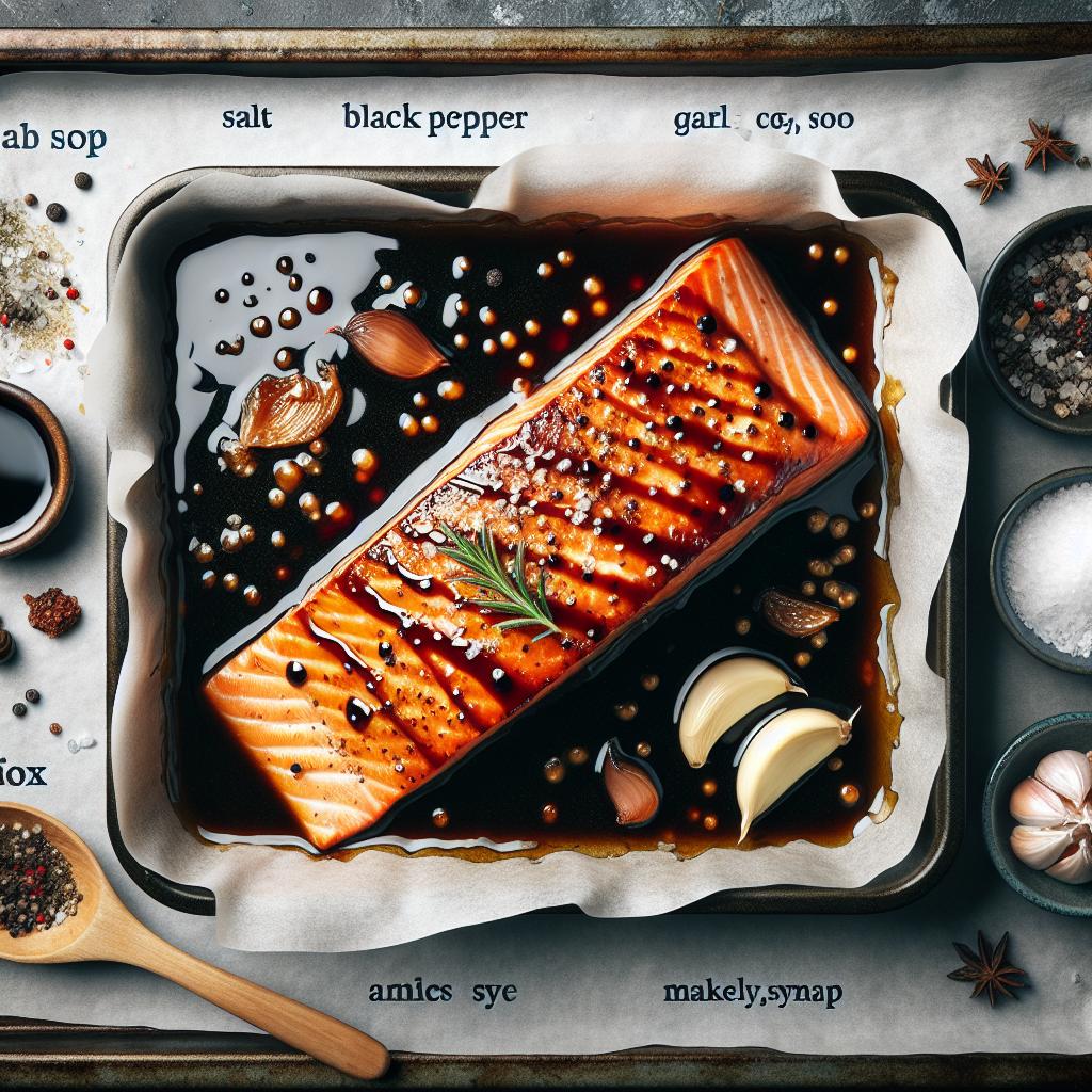 maple glazed salmon