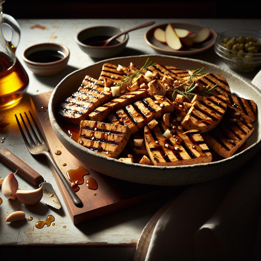 maple grilled tempeh