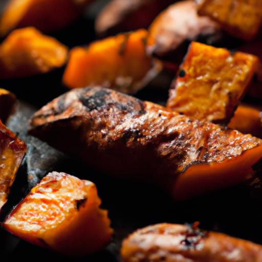 maple roasted sweet potatoes